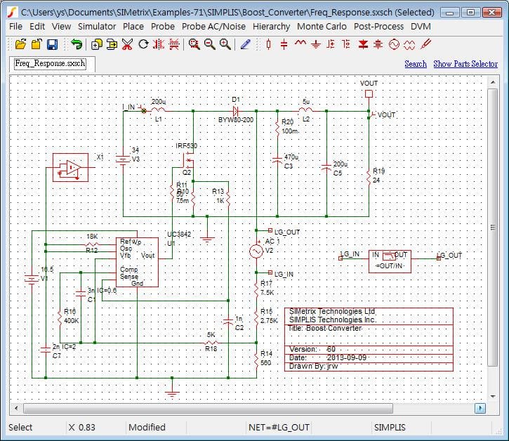 圖一、電路繪製容易