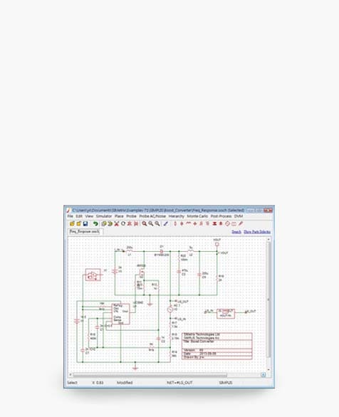  電源電路模擬軟體 SIMPLIS  V9.3